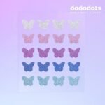 DODODOTS PATCH GLITTER BUTTERFLIES 20 UND - Imagen 2